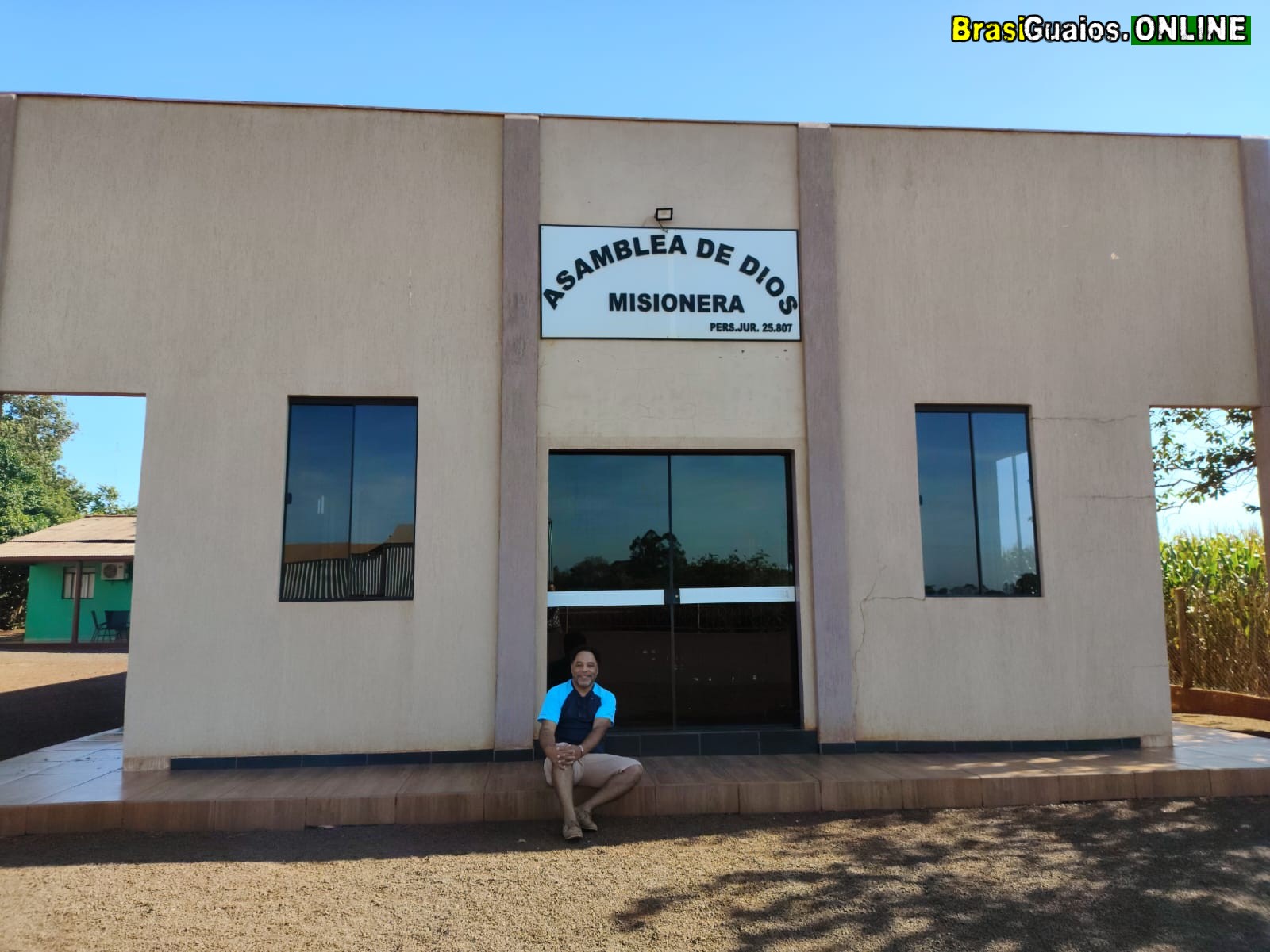FACHADA ATUAL DA IGREJA ASSEMBLEIA DE DEUS MISSIONEIRA EM GLEBA 8: UM MARCO ESPIRITUAL PARA A COMUNIDADE E AS NOVAS GERAÇÕES